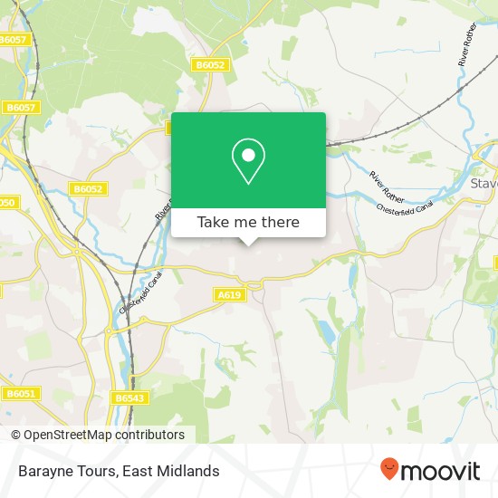 Barayne Tours map