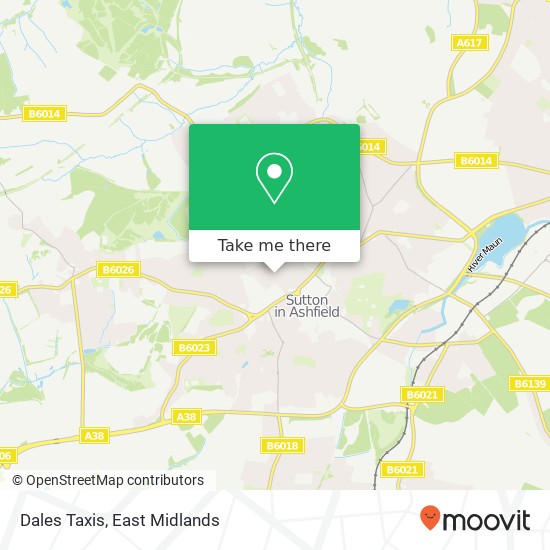 Dales Taxis map