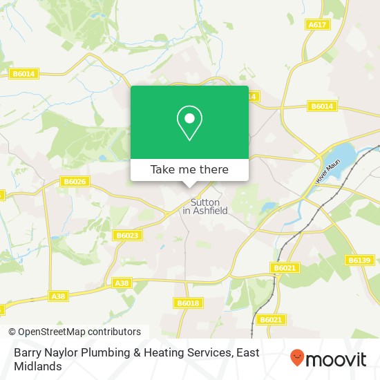 Barry Naylor Plumbing & Heating Services map