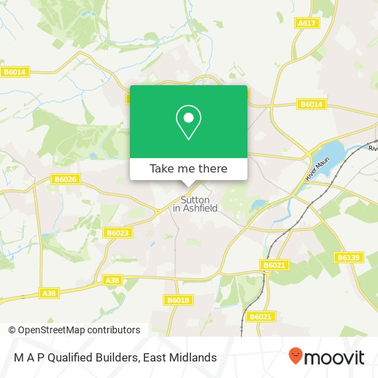 M A P Qualified Builders map