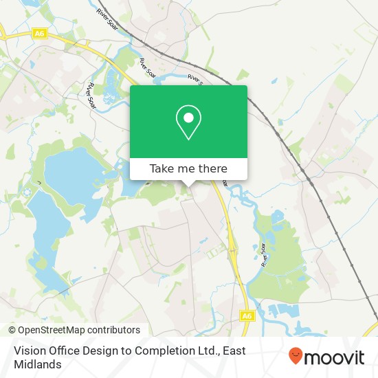 Vision Office Design to Completion Ltd. map