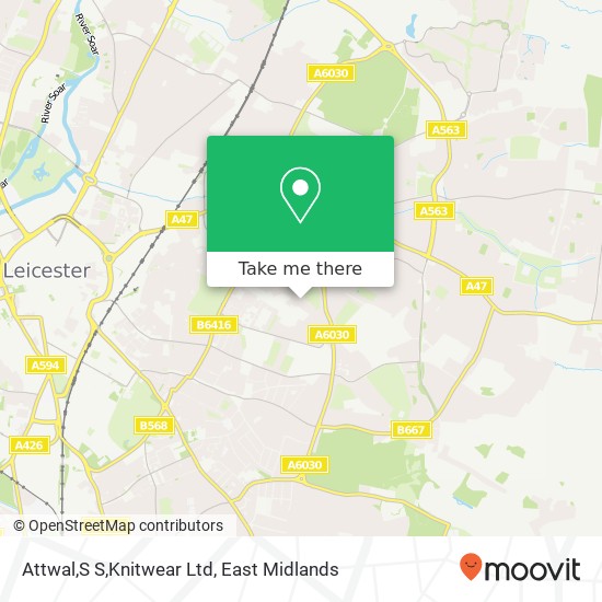 Attwal,S S,Knitwear Ltd map
