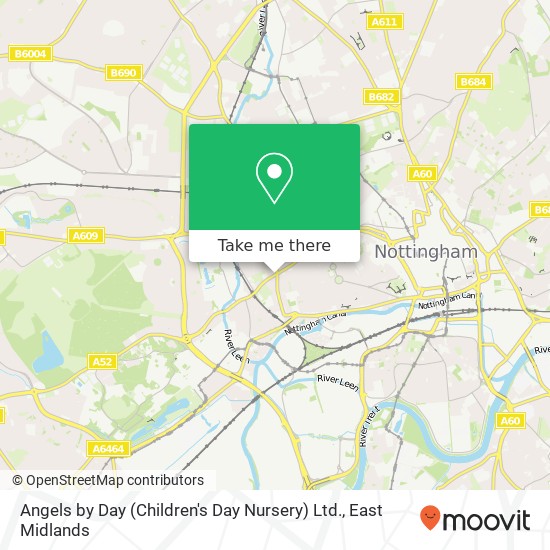 Angels by Day (Children's Day Nursery) Ltd. map
