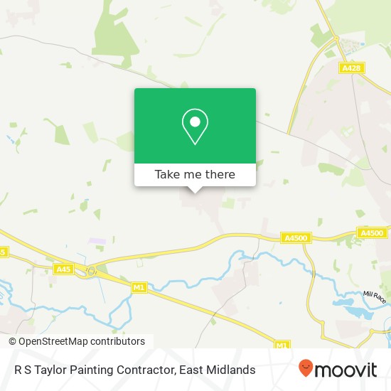 R S Taylor Painting Contractor map