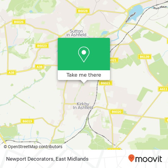 Newport Decorators map