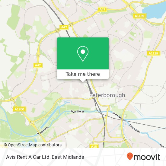 Avis Rent A Car Ltd map