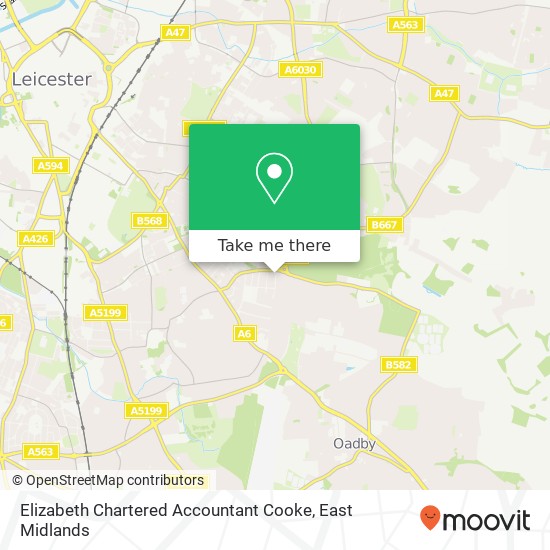 Elizabeth Chartered Accountant Cooke map