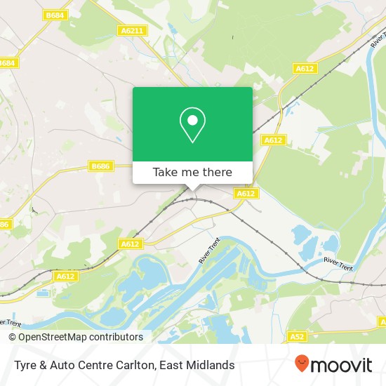 Tyre & Auto Centre Carlton map