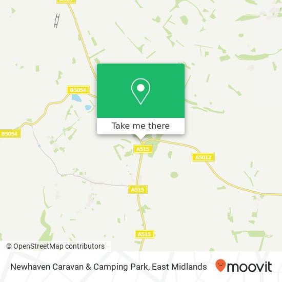 Newhaven Caravan & Camping Park map
