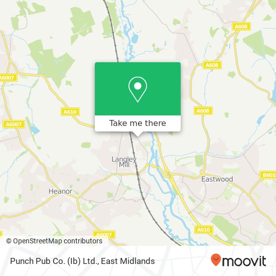 Punch Pub Co. (Ib) Ltd. map