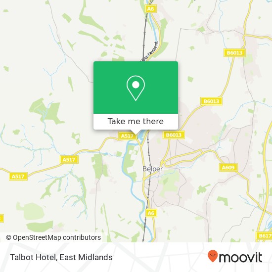 Talbot Hotel map