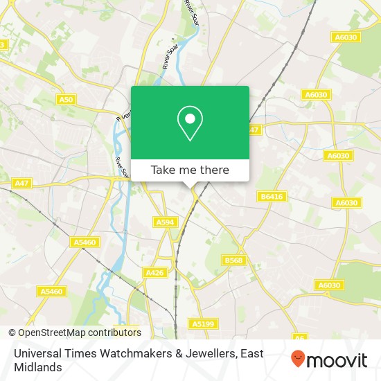 Universal Times Watchmakers & Jewellers map