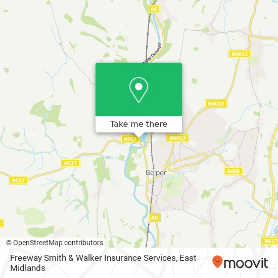 Freeway Smith & Walker Insurance Services map