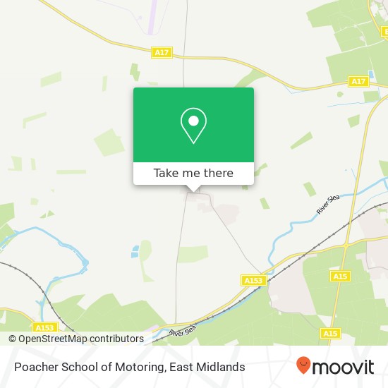Poacher School of Motoring map