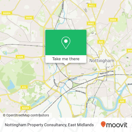 Nottingham Property Consultancy map