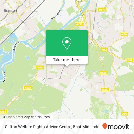 Clifton Welfare Rights Advice Centre map