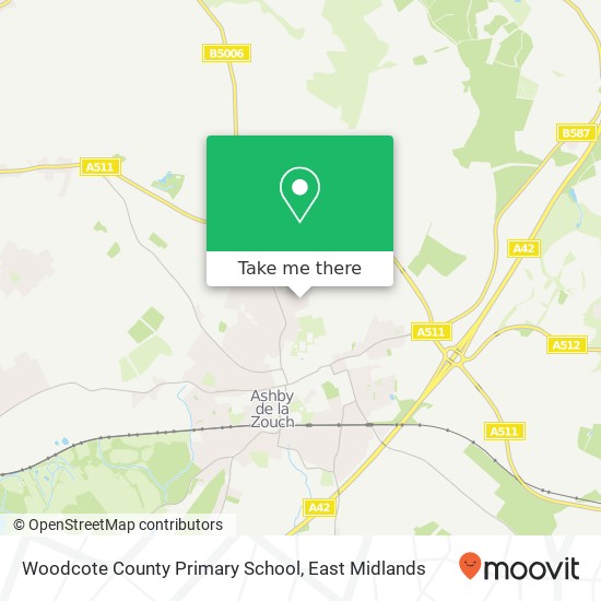 Woodcote County Primary School map