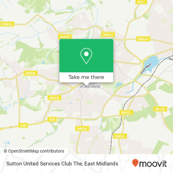 Sutton United Services Club The map