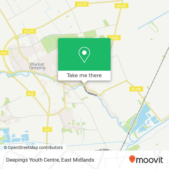 Deepings Youth Centre map