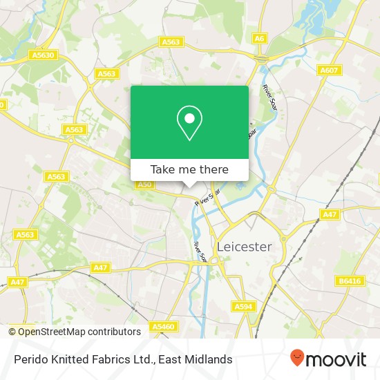 Perido Knitted Fabrics Ltd. map