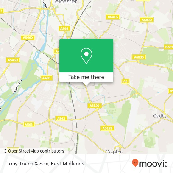 Tony Toach & Son map