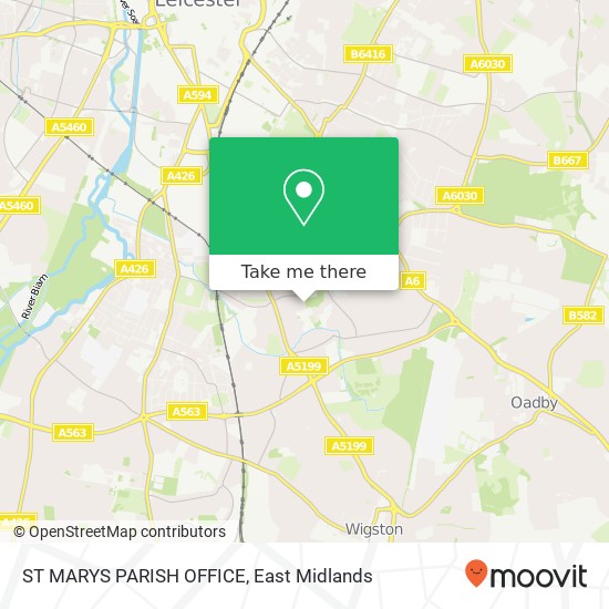 ST MARYS PARISH OFFICE map