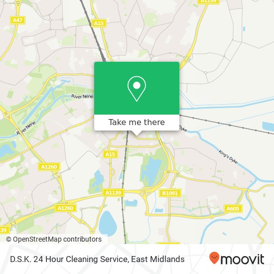 D.S.K. 24 Hour Cleaning Service map