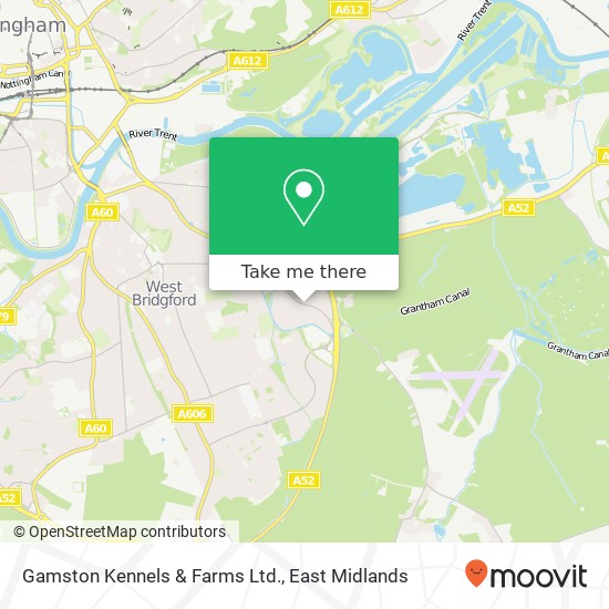 Gamston Kennels & Farms Ltd. map