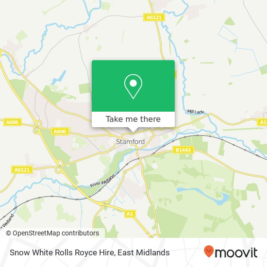 Snow White Rolls Royce Hire map