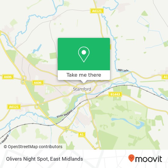 Olivers Night Spot map