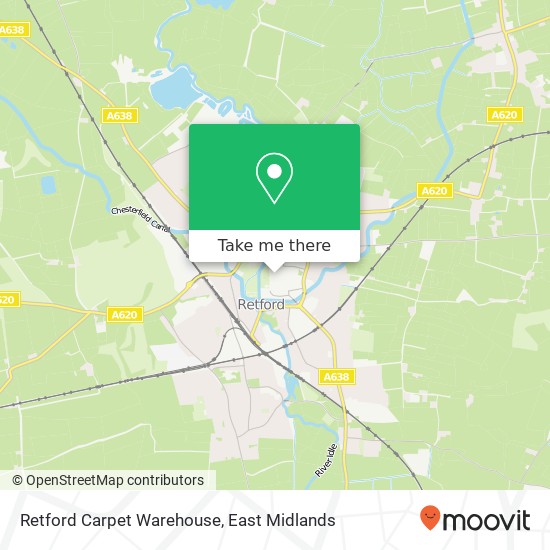 Retford Carpet Warehouse map