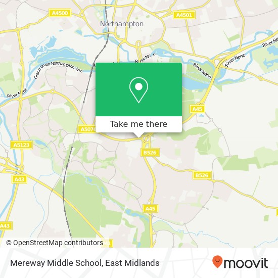 Mereway Middle School map