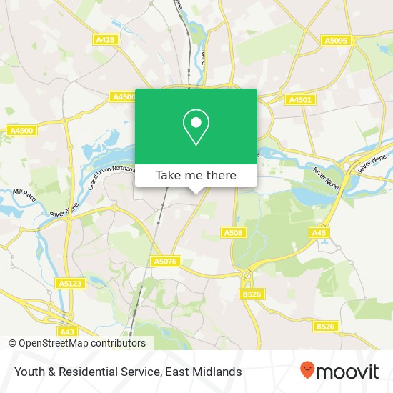 Youth & Residential Service map