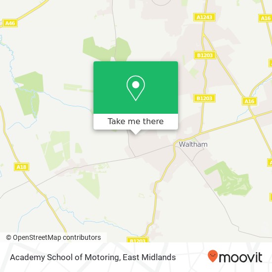 Academy School of Motoring map