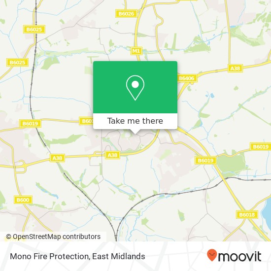 Mono Fire Protection map