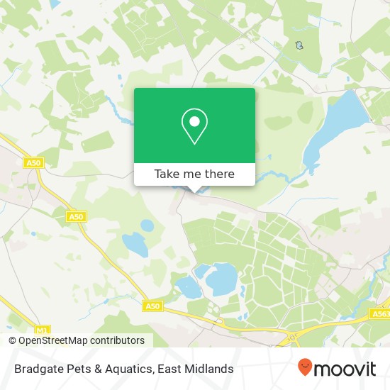 Bradgate Pets & Aquatics map