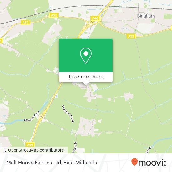 Malt House Fabrics Ltd map