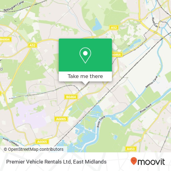 Premier Vehicle Rentals Ltd map