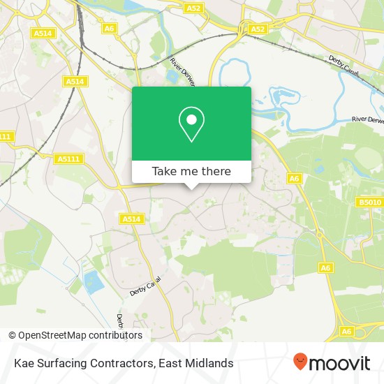 Kae Surfacing Contractors map