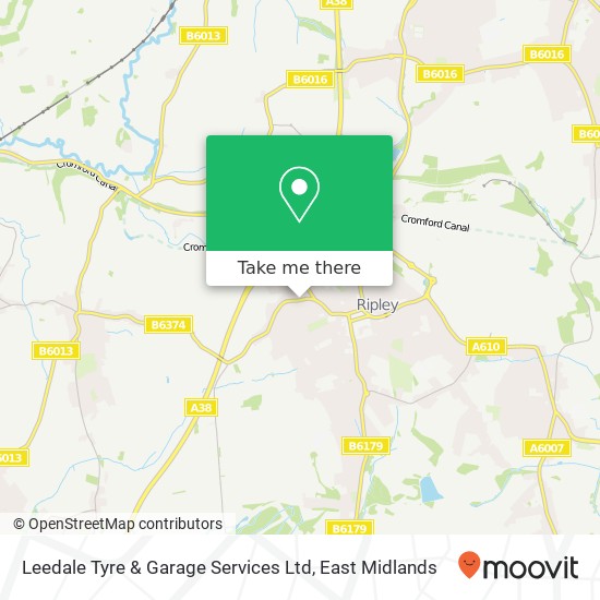 Leedale Tyre & Garage Services Ltd map