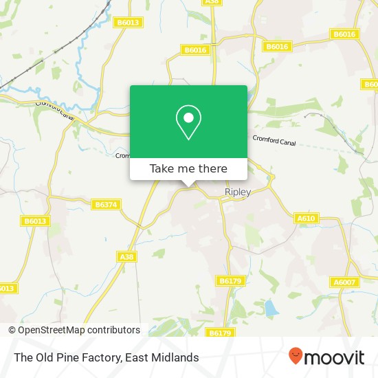The Old Pine Factory map
