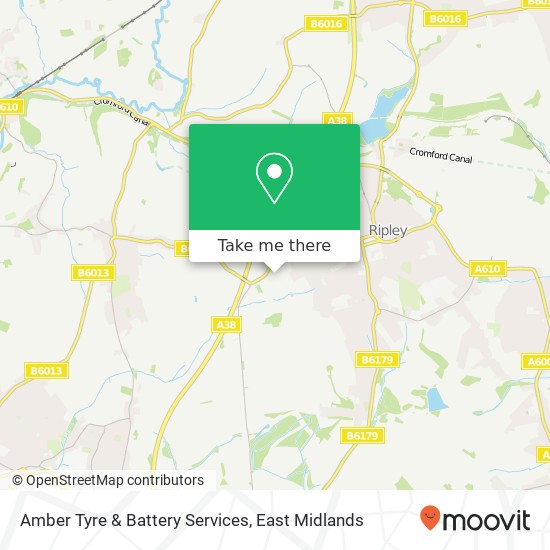Amber Tyre & Battery Services map