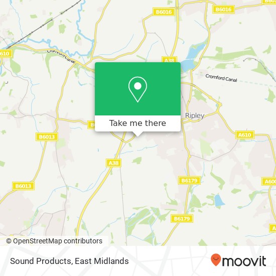Sound Products map