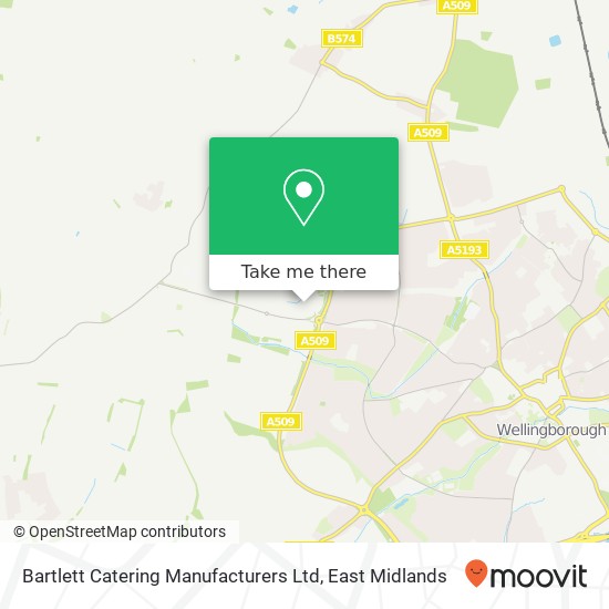 Bartlett Catering Manufacturers Ltd map