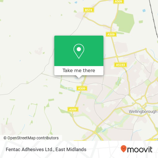 Fentac Adhesives Ltd. map