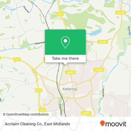 Acclaim Cleaning Co. map