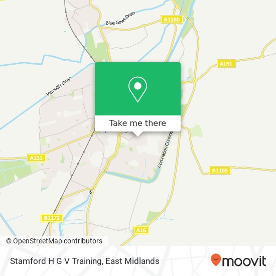 Stamford H G V Training map