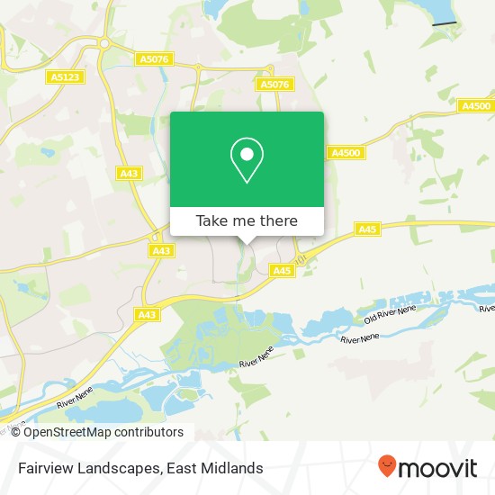 Fairview Landscapes map