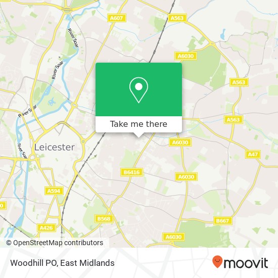 Woodhill PO map