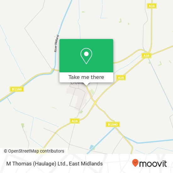 M  Thomas (Haulage) Ltd. map